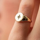 Золотое кольцо "Полярная звезда" к06742 от ювелирного магазина Оникс - 11