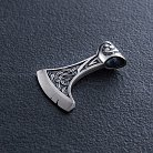 Срібний кулон "Сокира з Щитом Іггдрасіля, Кельтським амулетом Спокою" 7046 от ювелирного магазина Оникс - 3