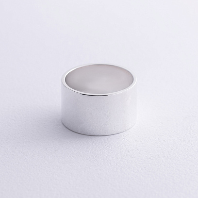 Широка каблучка "Плутон" в сріблі 112143 №43