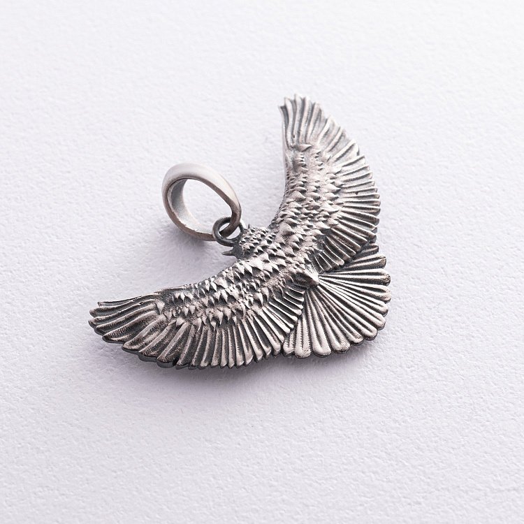 Серебряный кулон "Сова" 7039 от ювелирного магазина Оникс - 8