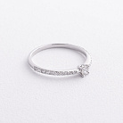 Заручальна золота каблучка з діамантами 101-10116/2(3.0)б от ювелирного магазина Оникс - 3