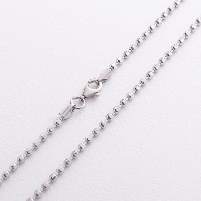 Срібний ланцюжок Кульковий 15129 №2