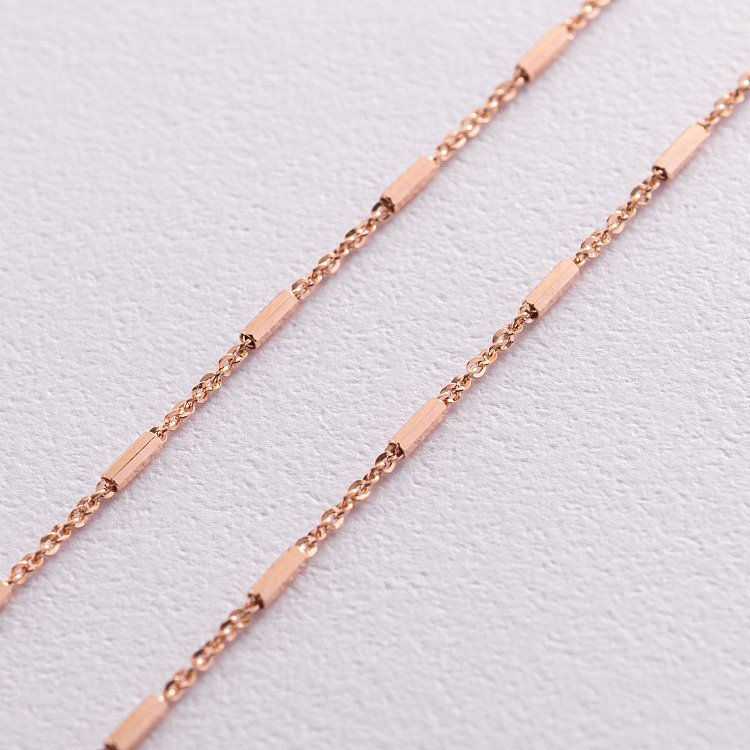 Ланцюжок в червоному золоті (1.8 мм) ц00433 від ювелірного магазину Онікс - 3