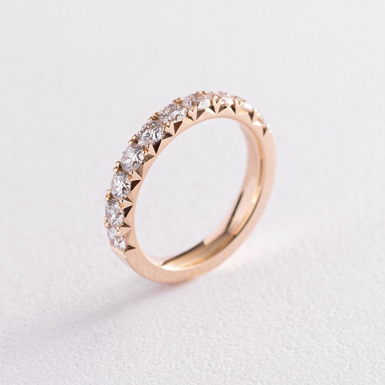 Кольцо в желтом золоте с бриллиантами кб0391ri от ювелирного магазина Оникс