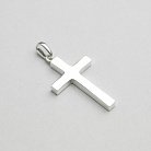 Срібний хрестик ручної роботи "Мінімалізм" 132750 от ювелирного магазина Оникс - 4