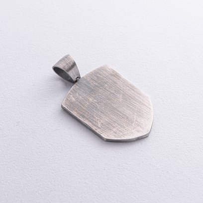 Серебряный кулон "Козак. Рабів до раю не пускають" 7196 №7