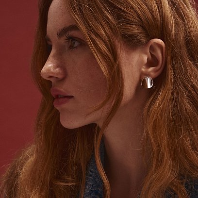 Серебряные серьги "Совершенство" 122992 №3