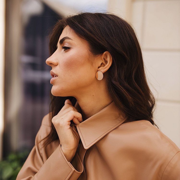 Сережки "Комети" в червоному золоті с07586 від ювелірного магазину Онікс - 8