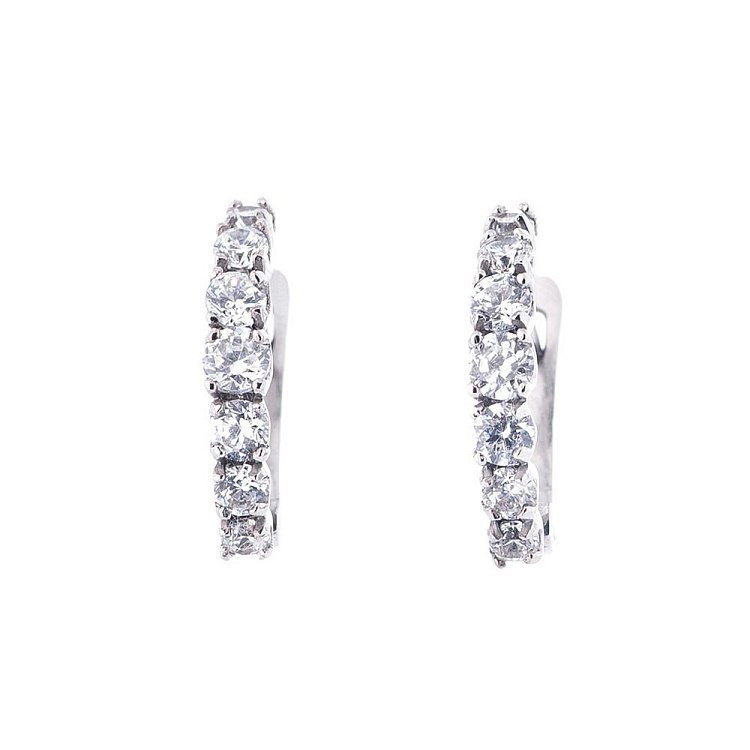 Золоті сережки (фіаніти) с326б від ювелірного магазину Онікс