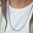 Ланцюжок Ролло в білому золоті ц00362-4 от ювелирного магазина Оникс - 3