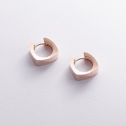 Серьги "Loren" в красном золоте с09013 №3