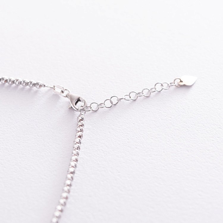 Срібне кольє "Кульки" 181073 від ювелірного магазину Онікс - 4