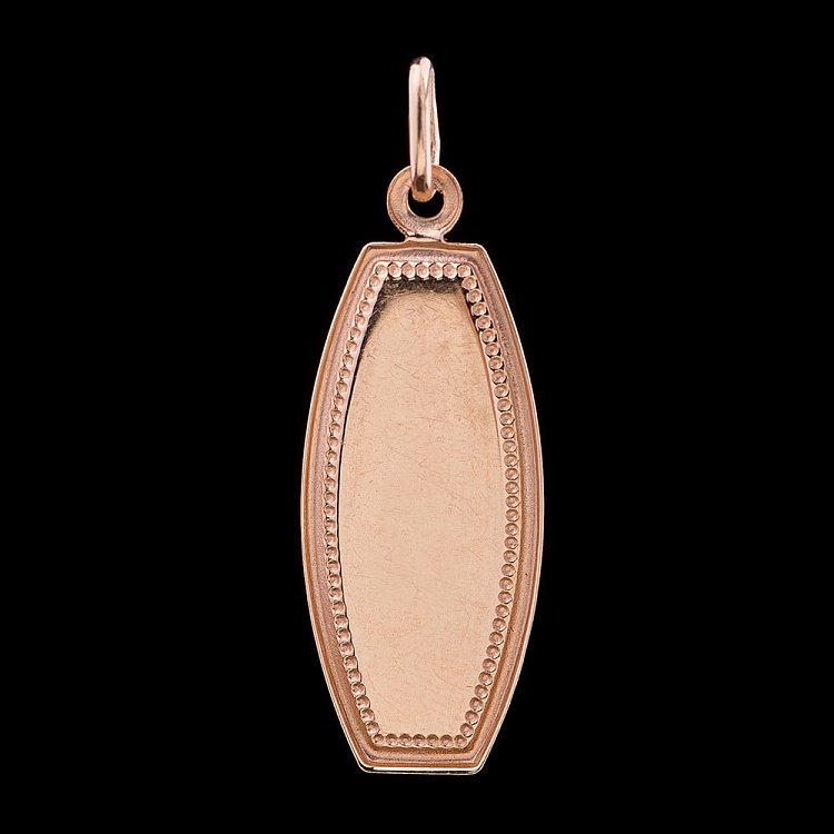 Золотая ладанка пс00418ж от ювелирного магазина Оникс - 1