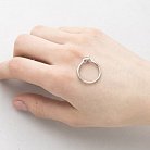 Золотое помолвочное кольцо (бриллиант) кб0204lg от ювелирного магазина Оникс - 5