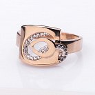 Золотое кольцо с фианитами к04956 от ювелирного магазина Оникс - 2