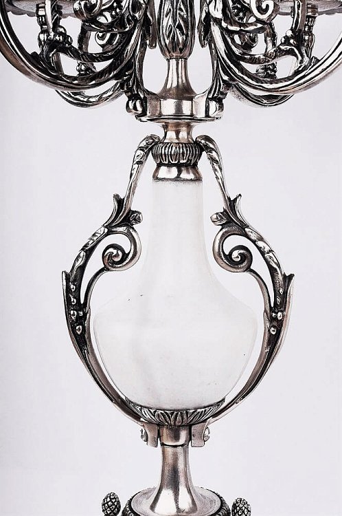 Серебряный подсвечник Сер.15 от ювелирного магазина Оникс - 2