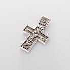 Православний хрест зі срібла 131924 от ювелирного магазина Оникс - 3