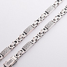 Мужская серебряная цепочка 1823 от ювелирного магазина Оникс - 2