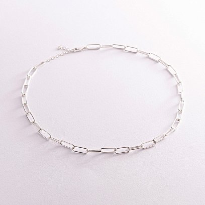 Серебряное колье "Аврора" 181196 №3