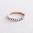 Золотое кольцо с бриллиантами кб0383nl от ювелирного магазина Оникс - 2