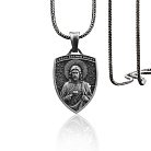 Срібний кулон "Ісус Христос Священне Серце" 133173 от ювелирного магазина Оникс - 3
