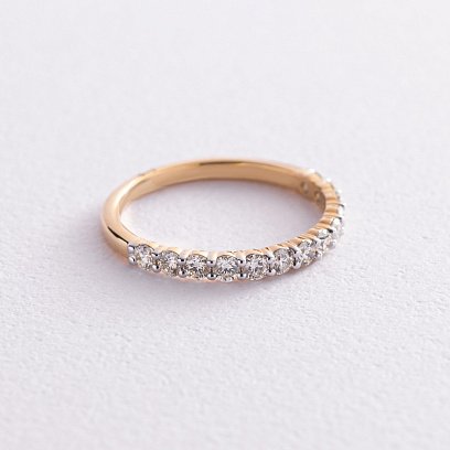 Золотое кольцо с бриллиантами кб0383nl №3