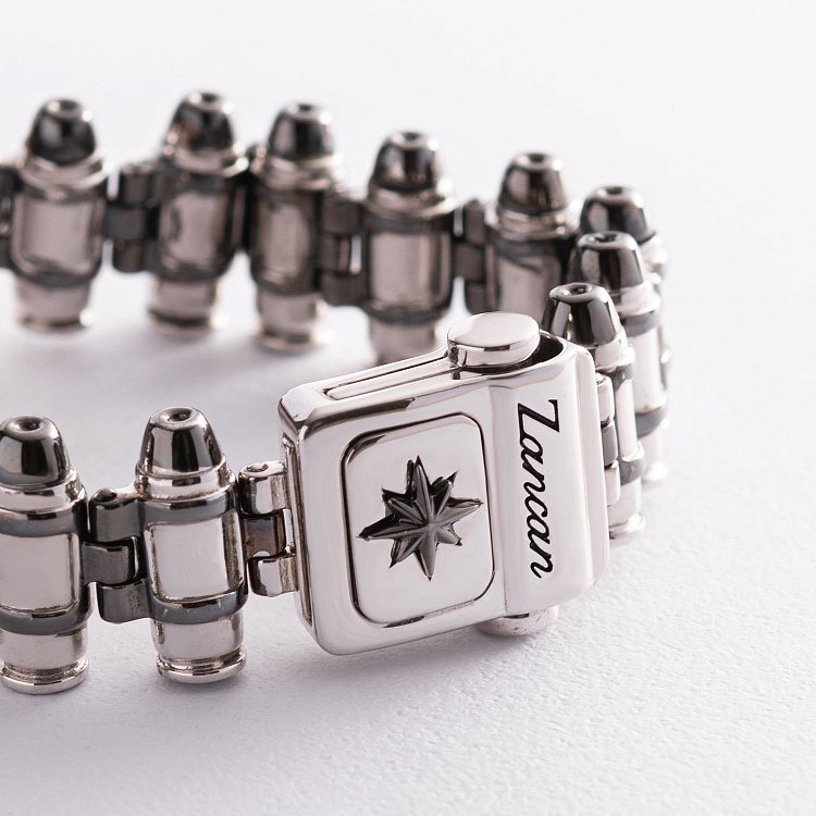 Мужской браслет "Минное поле" Zancan EXB831 от ювелирного магазина Оникс - 2