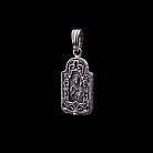 Срібна ладанка Божої Матері Тихвинська 13859 от ювелирного магазина Оникс - 2