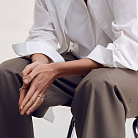 Тонкое кольцо "Минимализм" в красном золоте обр00342 от ювелирного магазина Оникс - 9