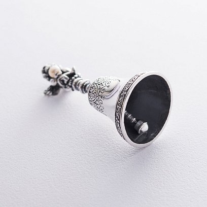 Серебряный колокольчик "Ангелочек" 23007 №6