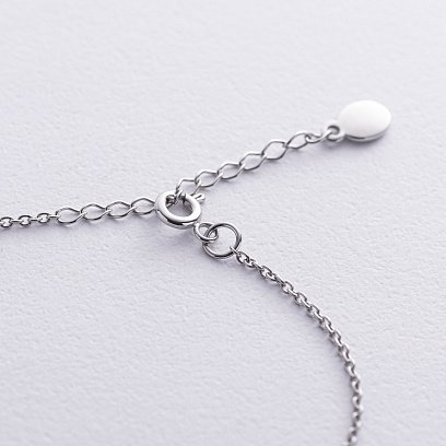 Браслет "Карта Украины" в белом золоте з2092б №5