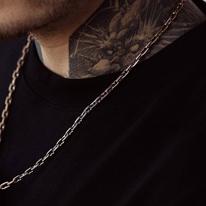 Чоловічий золотий ланцюжок ц00517 №2