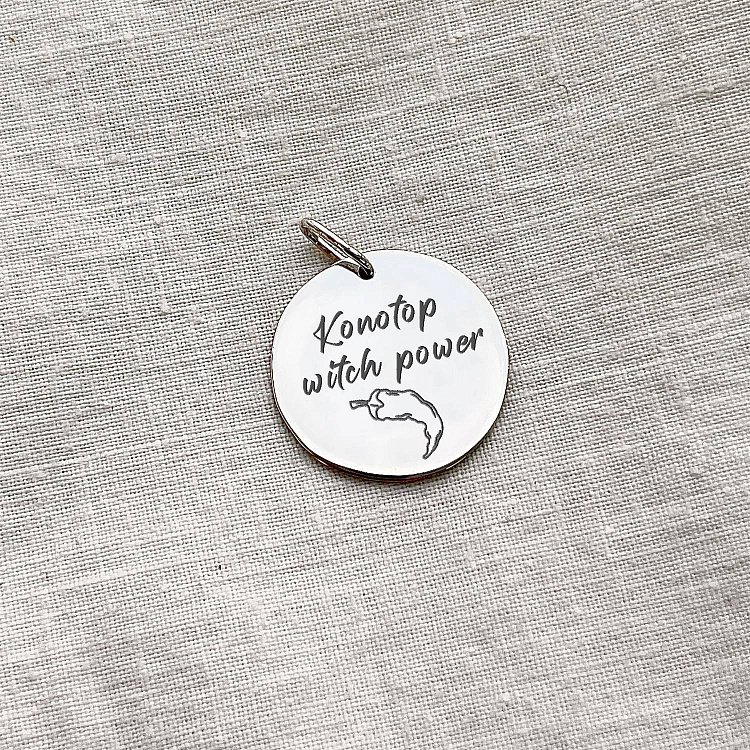 Срібний кулон "Konotop witch power" 132724power від ювелірного магазину Онікс
