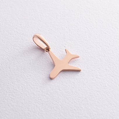 Золота підвіска "Літак" п02890