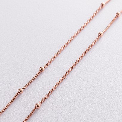 Ланцюжок в червоному золоті ц00435 №3