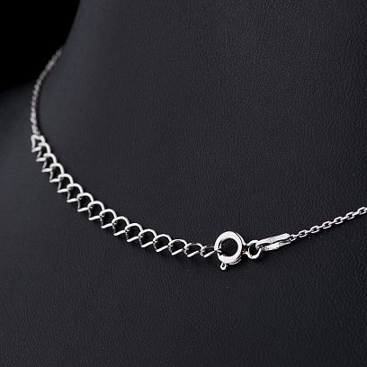 Серебряное колье "Мальчик" 18411 №3