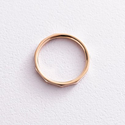 Каблучка "Далія" в жовтому золоті к06866 №9