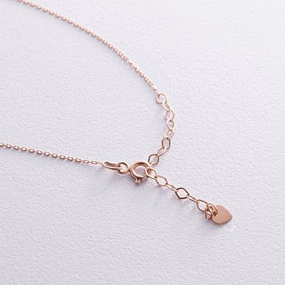 Золоте кольє "Сердечко" кол01229 №8