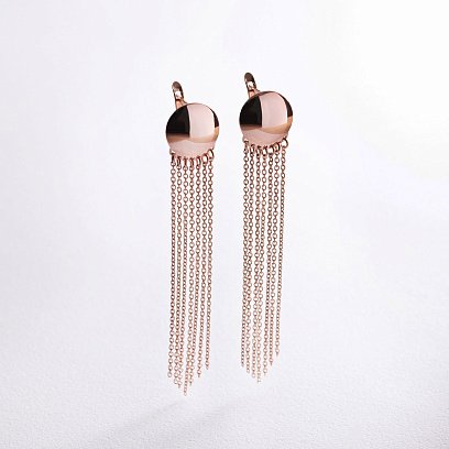 Золоті сережки "Вишуканість" 480075