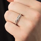Чоловічий срібний перстень (чорніння) TR-01-00002 от ювелирного магазина Оникс - 8