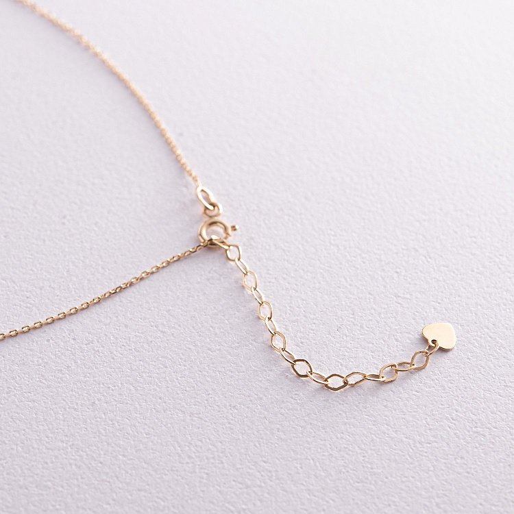 Подвійне золоте кольє "Кульки та сердечко" кол02301 від ювелірного магазину Онікс - 5