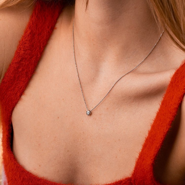 Золота підвіска з діамантом пб0180cha від ювелірного магазину Онікс - 6