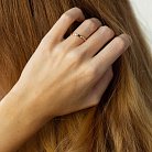Кольцо "Клер" в красном золоте к07446 от ювелирного магазина Оникс - 3