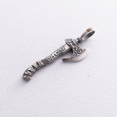 Серебряный кулон "Топор викинга" 7040 №4