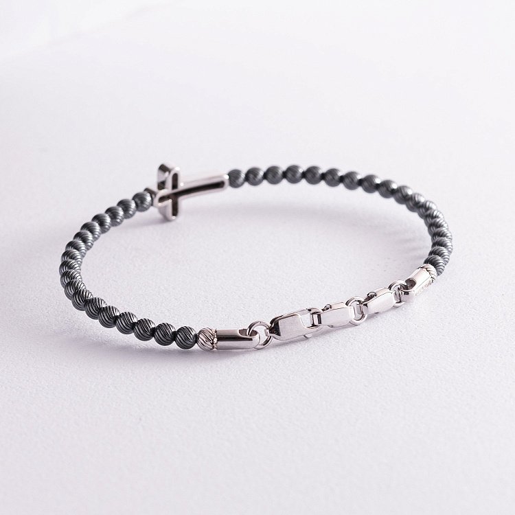 Чоловічий браслет "Хрест" Zancan EXB712-N від ювелірного магазину Онікс - 3