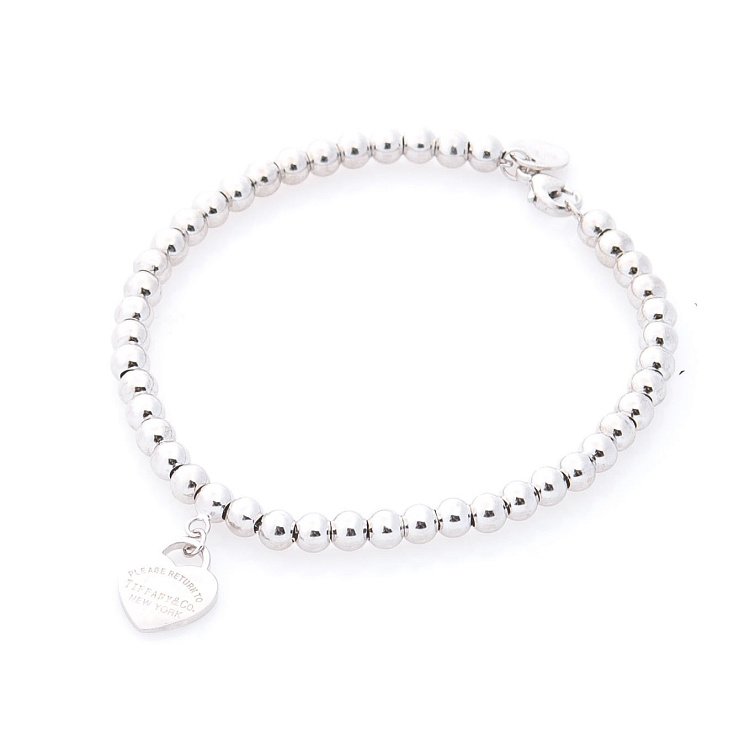 Срібний браслет з сердечком 141273 від ювелірного магазину Онікс