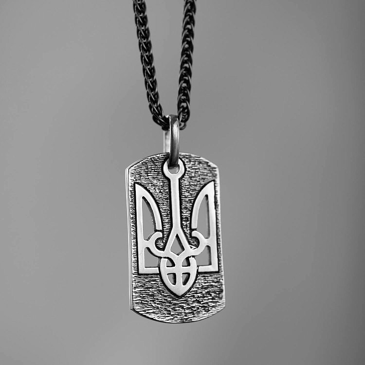 Срібний жетон "Герб України - Тризуб" 133127 від ювелірного магазину Онікс - 2