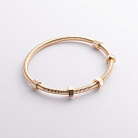 Жесткий браслет "Ecrou" в желтом золоте б05420 от ювелирного магазина Оникс