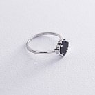 Срібний перстень "Клевер" з оніксом 112095 от ювелирного магазина Оникс - 2