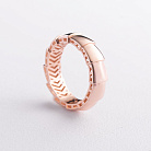 Золота каблучка "Змія" к08418 от ювелирного магазина Оникс - 2